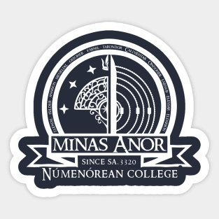 Minas Anor University Sticker